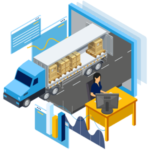 Managing inbound and outbound orders from multiple carriers.